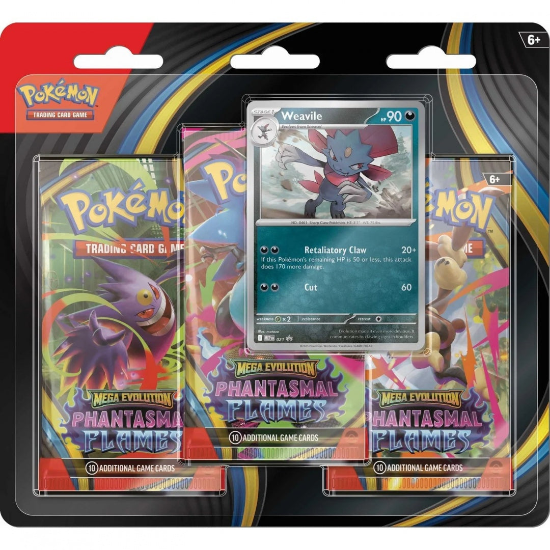 Pokémon - Phantasmal Flames 3-Pack Blister