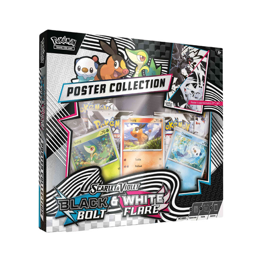 Pokémon Scarlet & Violet - Black Bolt & White Flare Unova Poster Collection