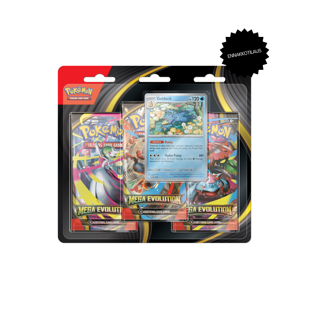 Pokémon - Mega Evolution 3-Pack Blister