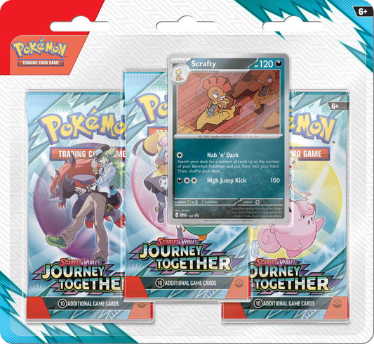 Pokémon Scarlet & Violet - Journey Together 3-Booster Blister