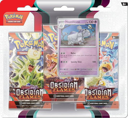 Pokémon Scarlet & Violet - Obsidian Flames 3-Booster Blister