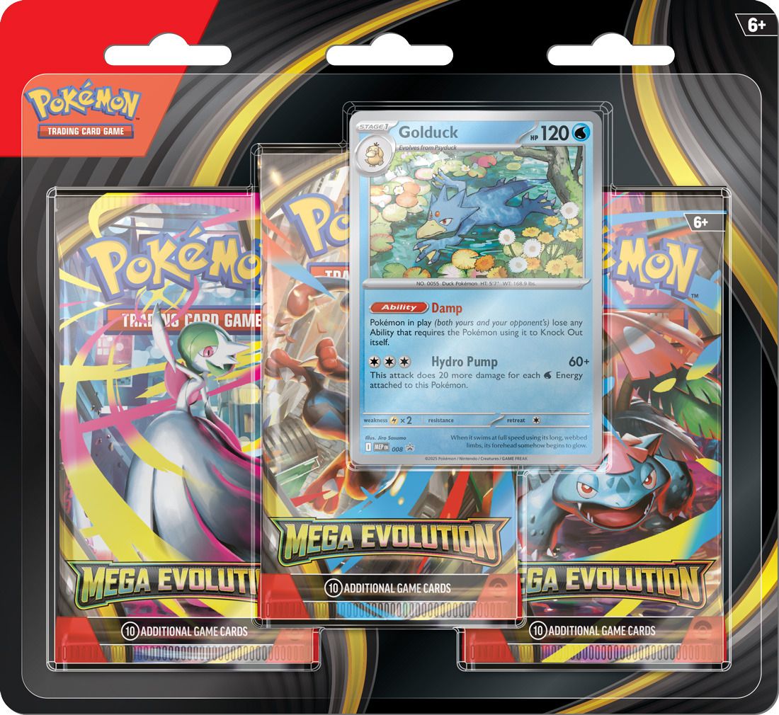 Pokémon - Mega Evolution 3-Pack Blister